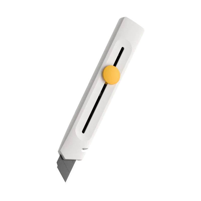 HOTO Utility Knife | Heavy-Duty Retractable Box Cutter with 8-Section SK5 Blade, Anti-Rust & Quick Blade Change – Safe Precision Cutter for Home, Office & DIY (HTT0021GL /QWMGD001) - Image 3